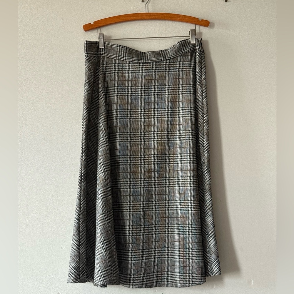 Classic Plaid A-Line Skirt
